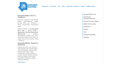 Desktop Screenshot of kierunekkultura.waw.pl